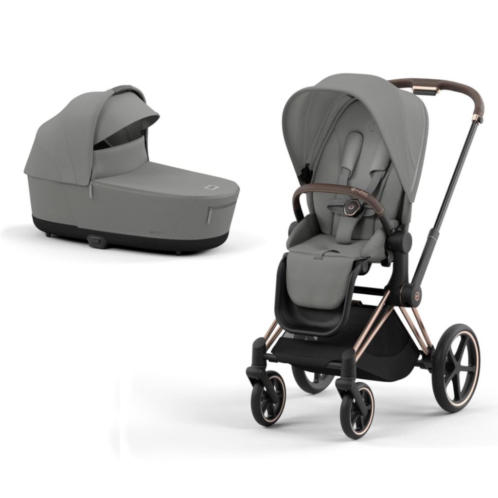 Cybex Priam V4 2in1, Mirage Grey Rose Gold Frame