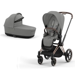 Cybex Priam V4 2in1, Mirage Grey Rose Gold Frame Cybex Priam V4 2in1, Mirage Grey Rose Gold Frame