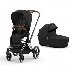 Cybex Priam V4 2in1, Sepia Black Chrome Brown Frame Cybex Priam V4 2in1, Sepia Black Chrome Brown Frame