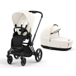 Cybex Priam V4 2in1, Off White Matt Black Frame+ Cloud T as agift Cybex Priam V4 2in1, Off White Matt Black Frame+ Cloud T as agift
