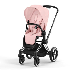 Cybex Priam V4 2in1, Peach Pink Chrome Black Frame+ Cloud T as a gift Cybex Priam V4 2in1, Peach Pink Chrome Black Frame+ Cloud T as a gift