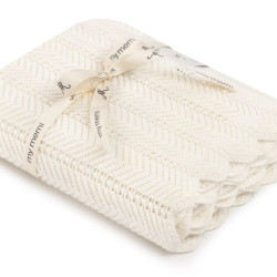 Bambusa Pleds 80х100 Cream - Feather Bambusa Pleds 80х100 Cream - Feather