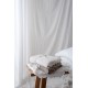 Bamboo Blanket 80x100 cream - feather