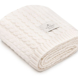 Silts pleds no 100% merino vilnas Cream - Premium Kolekcija Silts pleds no 100% merino vilnas Cream - Premium Kolekcija