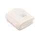 Warm blanket of 100% merino wool Cream - Premium Collection
