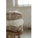 Warm blanket of 100% merino wool warm beige - Premium Collection
