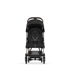 Cybex Coya pastaigu rati Sepia Black, Rose Gold Frame