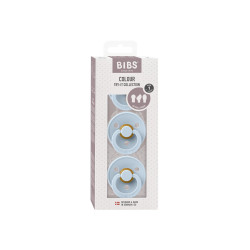BIBS Knupīšu Izmēģinājuma Komplekts Colour Try-it Collection 3-pack-Baby Blue BIBS Knupīšu Izmēģinājuma Komplekts Colour Try-it Collection 3-pack-Baby Blue
