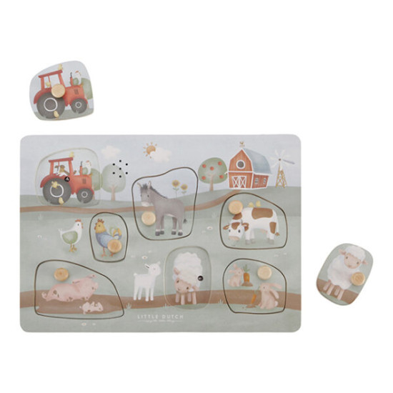 Little Dutch wooden playboard "Little Farm"