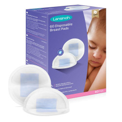 Lansinoh Disposable Nursing Pads 60pcs Violet Lansinoh Disposable Nursing Pads 60pcs Violet