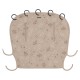 Saules staru aizsargs Dooky "Romantic Leaves Beige"