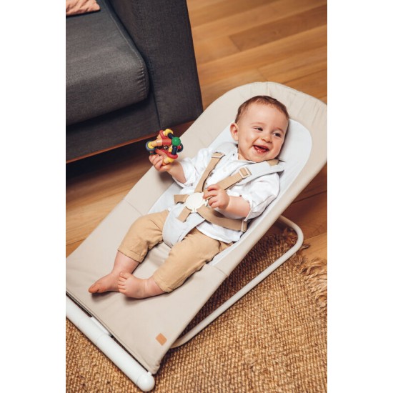 Šūpuļkrēsls Beaba Eazy Relax Baby Bouncer Greige