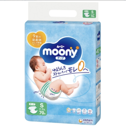 Moony Diapers S 4-8kg 70pcs Moony Diapers S 4-8kg 70pcs