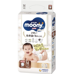 Moony Natural Diapers-panties PM 5-10kg 46pcs Moony Natural Diapers-panties PM 5-10kg 46pcs