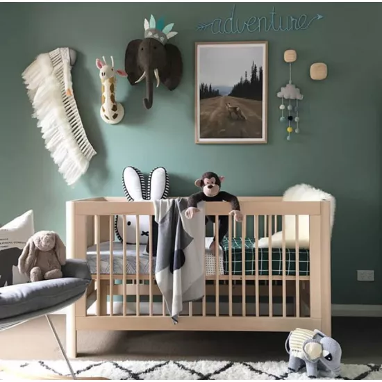 Cot Sun | Size 120 X 60 Natural Troll Nursery