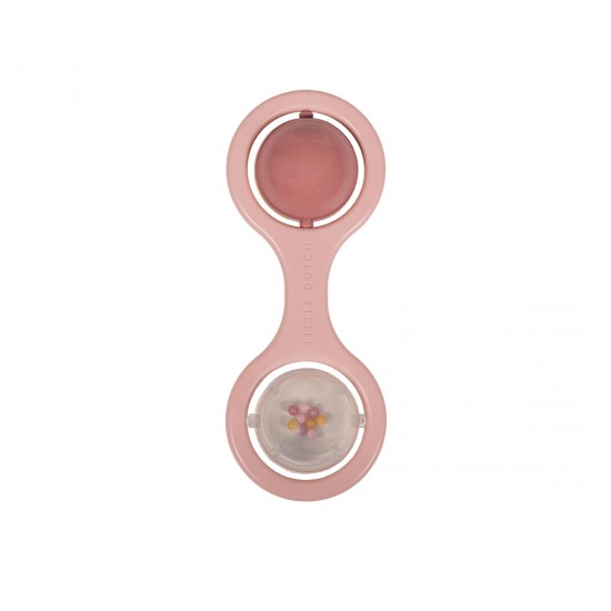 Little Dutch rattle toy with balls Pink