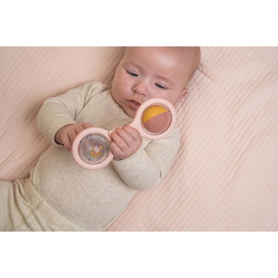 Little Dutch rattle toy with balls Pink