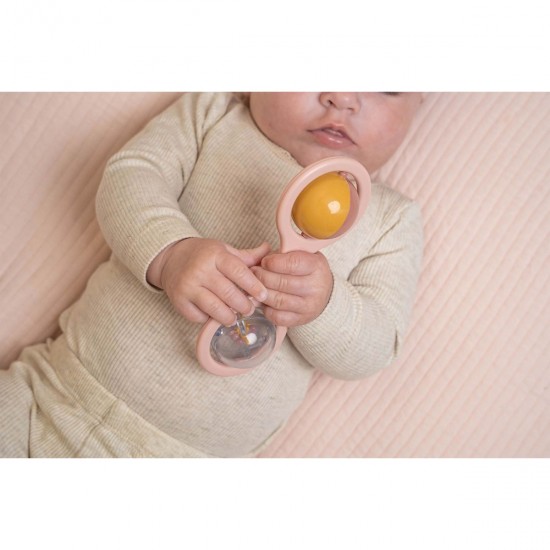 Little Dutch rattle toy with balls Pink