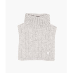 Cable Knit Cashmere Scarf  Grey, One Size Cable Knit Cashmere Scarf  Grey, One Size