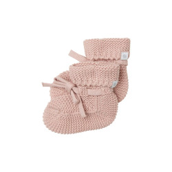 Noppies Unisex Booties knit Nelson Rose Smoke Noppies Unisex Booties knit Nelson Rose Smoke