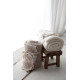 100% merino wool swaddle warm beige - premium collection