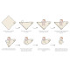 100% merino wool swaddle warm beige - premium collection
