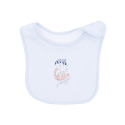 Giraffe Bib Blue Onesize Giraffe Bib Blue Onesize