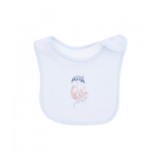 Livly Lacīte Giraffe Bib Blue Onesize