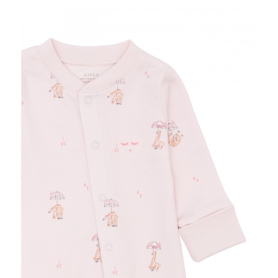 Rāpulis Livly Bunny Giraffe Overall Pink