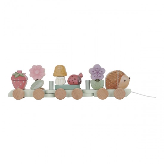 Koka Vilciens Little Dutch Stacking Train Hedgehog ´Fairy Garden´ FSC