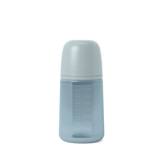 Suavinex Silikona pudele 240ml  Colour Essence (Blue)