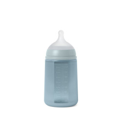 Suavinex Colour Essence 240 ml Silicone Feeding Bottle (Blue) Suavinex Colour Essence 240 ml Silicone Feeding Bottle (Blue)