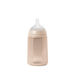 Suavinex Colour Essence 240 ml Silicone Feeding Bottle (Rose) Suavinex Colour Essence 240 ml Silicone Feeding Bottle (Rose)