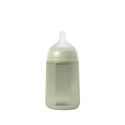 Suavinex Colour Essence 240 ml Silicone Feeding Bottle (Green) Suavinex Colour Essence 240 ml Silicone Feeding Bottle (Green)