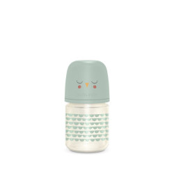 Bonhomia 120 ml Glass Feeding Bottle With SX Pro Slow Flow (Mint) Bonhomia 120 ml Glass Feeding Bottle With SX Pro Slow Flow (Mint)