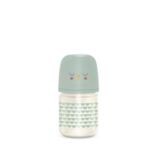 Bonhomia 120 ml stikla barošanas pudele ar SX Pro Slow Flow Knupi (Mint)