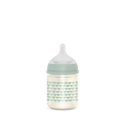 Bonhomia 120 ml Glass Feeding Bottle With SX Pro Slow Flow (Mint) Bonhomia 120 ml Glass Feeding Bottle With SX Pro Slow Flow (Mint)