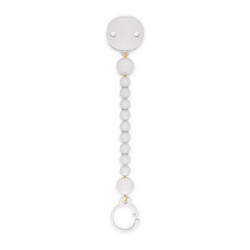 Colour Essence Silicone Soother Clip White Colour Essence Silicone Soother Clip White