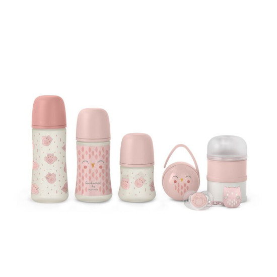 Komplekts mazulim Welcome Baby - Bonhomia Pink