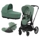 Stroller CYBEX PRIAM V4 3 IN 1 LEAF GREEN, MATT BLACK FRAME