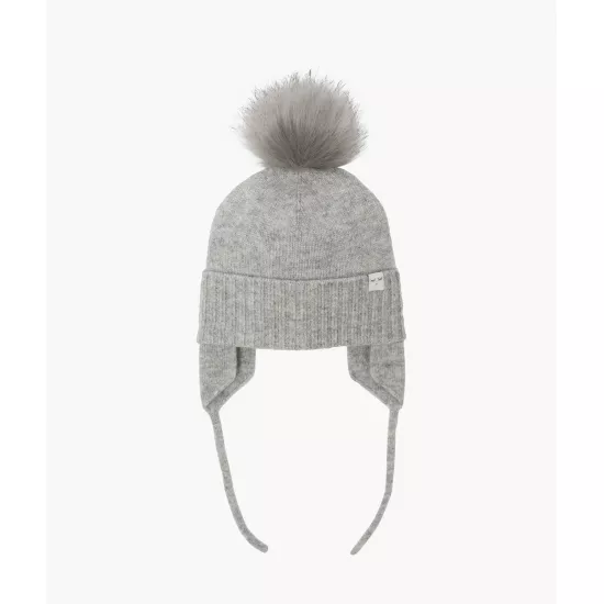 Bērnu cepure Livly Cashmere Baby Hat Grey , 100% Kašmirs