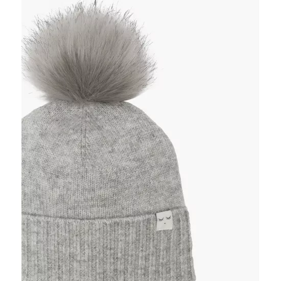 Bērnu cepure Livly Cashmere Baby Hat Grey , 100% Kašmirs