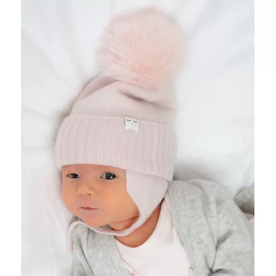 Bērnu cepure Livly Cashmere Baby Hat Grey , 100% Kašmirs