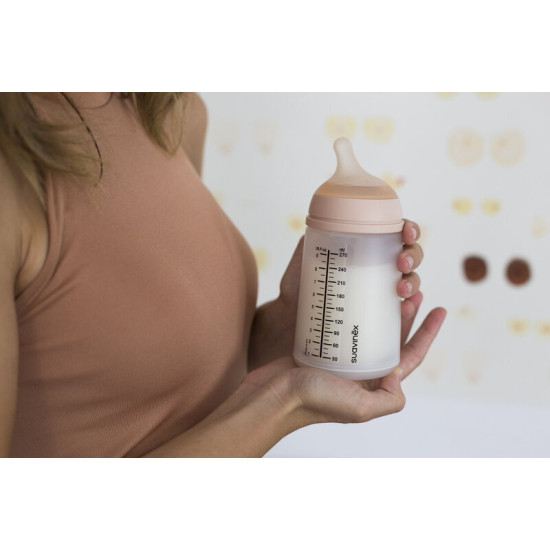 Zero.zero barošanas pudele pret kolikām FAIR 270 ML - Medium Flow