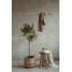 Merino vilnas pleds Grey Braided - Premium Collection
