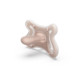 ZERO.ZERO symmetrical soother 0/6m Almond