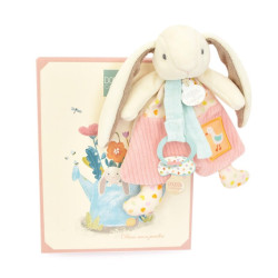 Doudou knupja klips - Rabbit Chiboulette - 19 cm Doudou knupja klips - Rabbit Chiboulette - 19 cm