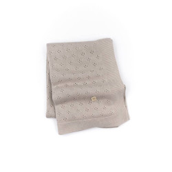 Bamboom плед openwork Knitted - Camel 33 Bamboom плед openwork Knitted - Camel 33