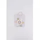 Грызунок из дерева и силикона Bamboom ring Rudder - CREAM 02