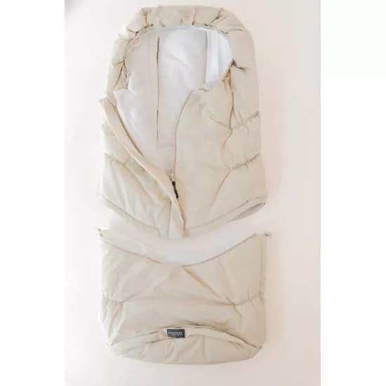 Silts ziemas guļammaiss Bamboom - Igloo Combi - TOG 4.5 - OYSTER GREY 112